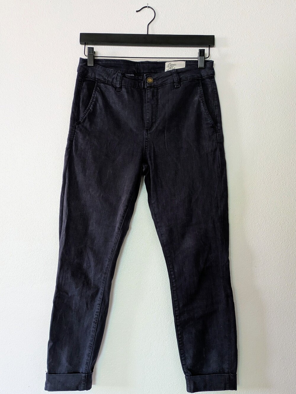 Cosmic Blue Love Callie Cuffed Skinny Pant Navy 28